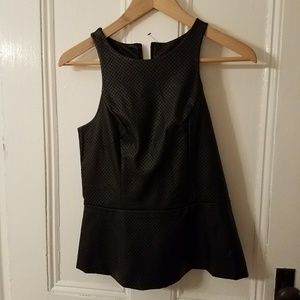 Express Black Pleather Breathable tank